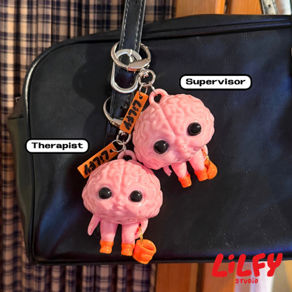 Brainy Buddy (Supervisor) - Halloween Keychain