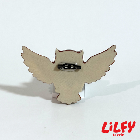 WISE OWL (Fly) - Brooch