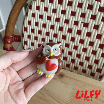 WISE OWL (Hmm) - Brooch