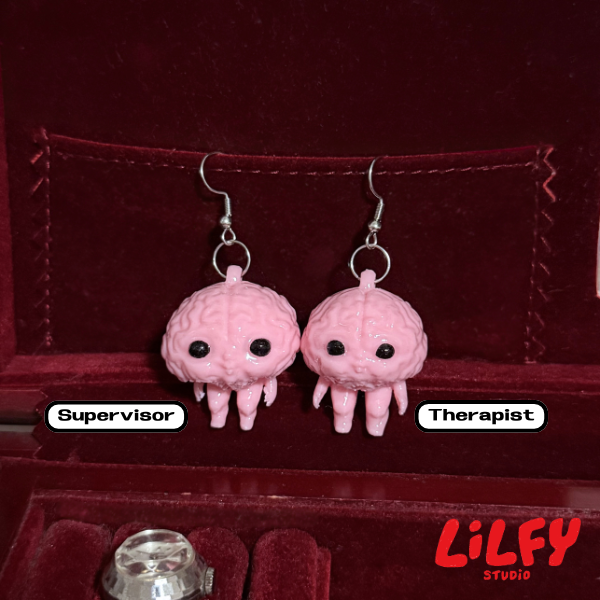 Brainy Buddy (Therapist) - Earring