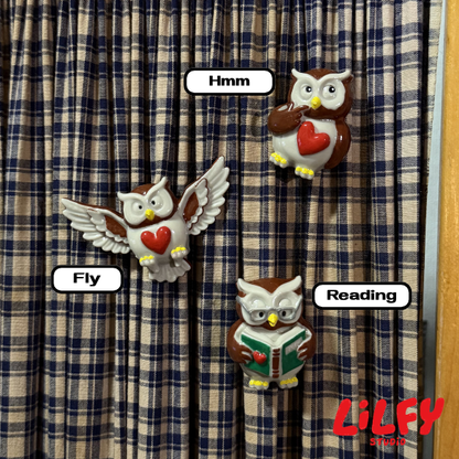 WISE OWL (Fly) - Brooch