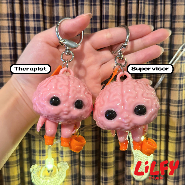 Brainy Buddy (Therapist) - Keychain