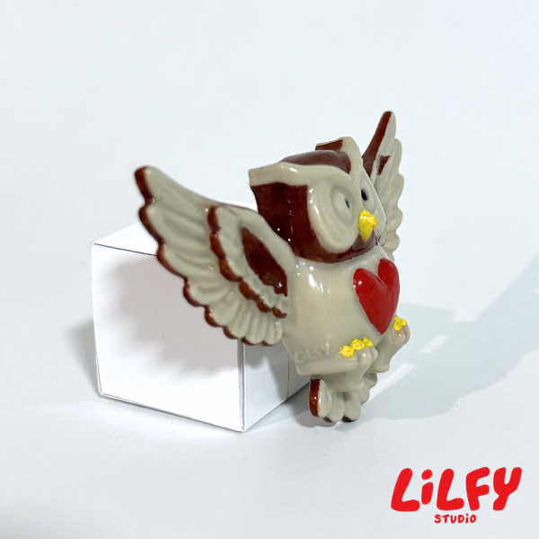 WISE OWL (Fly) - Brooch