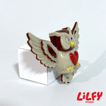 WISE OWL (Fly) - Brooch